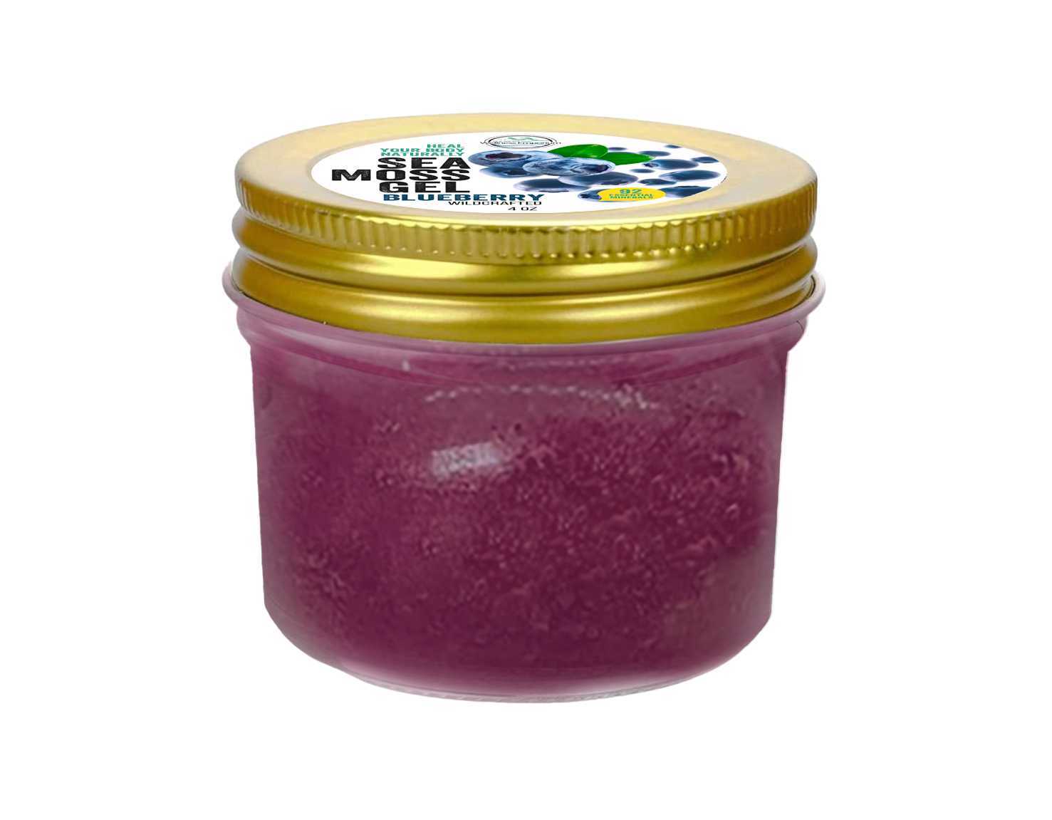 Blueberry Sea Moss Gel Sample