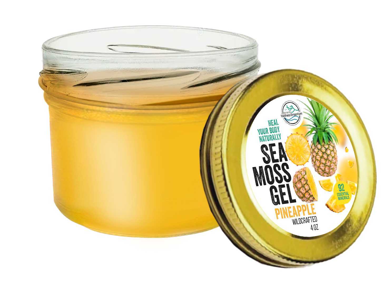 Pineapple Sea Moss Gel Sample