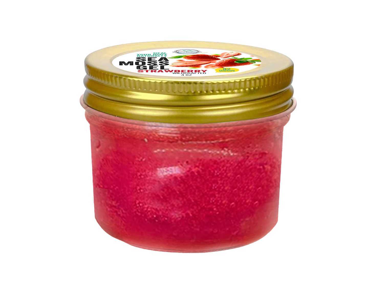 Strawberry Sea Moss Gel Sample